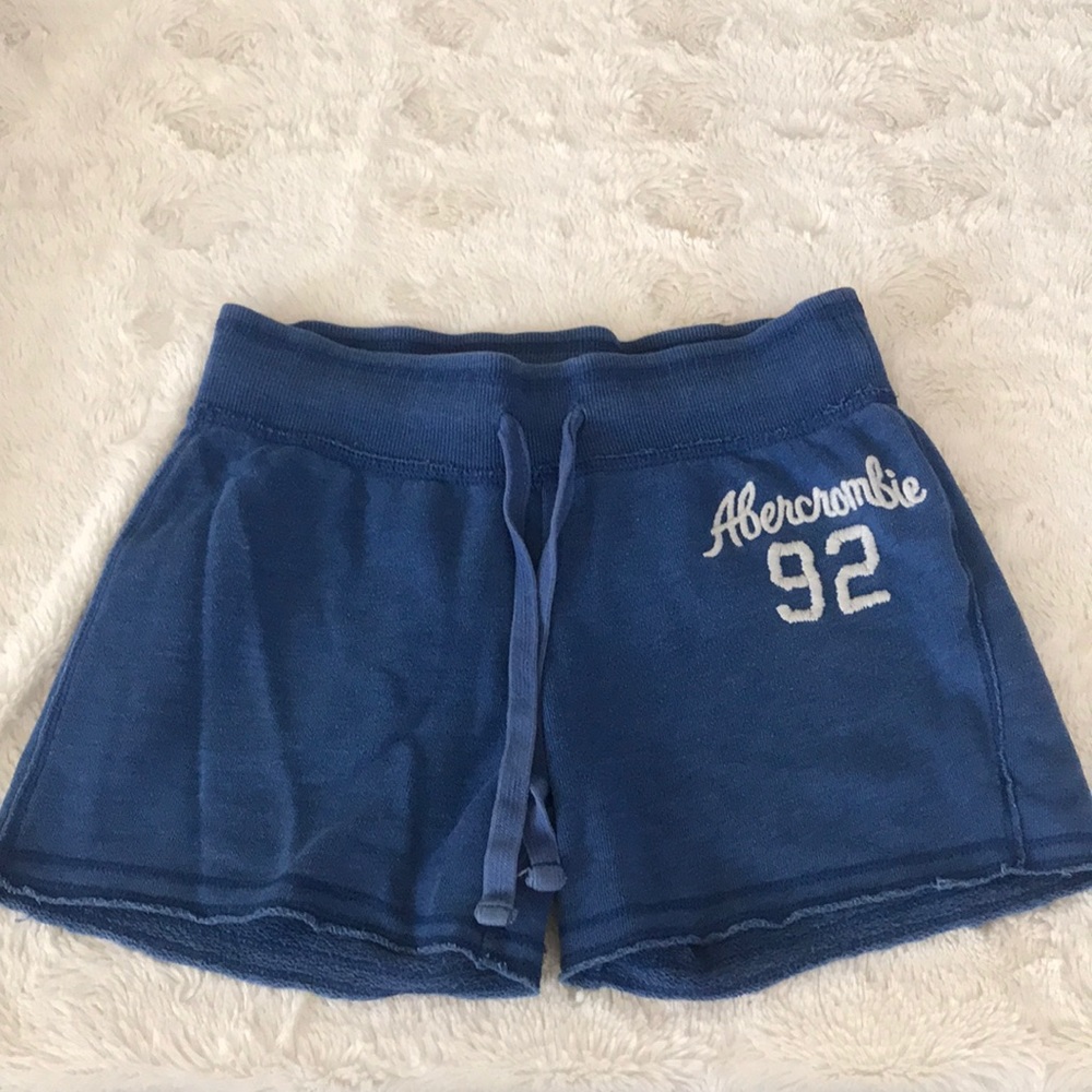 blue shorts